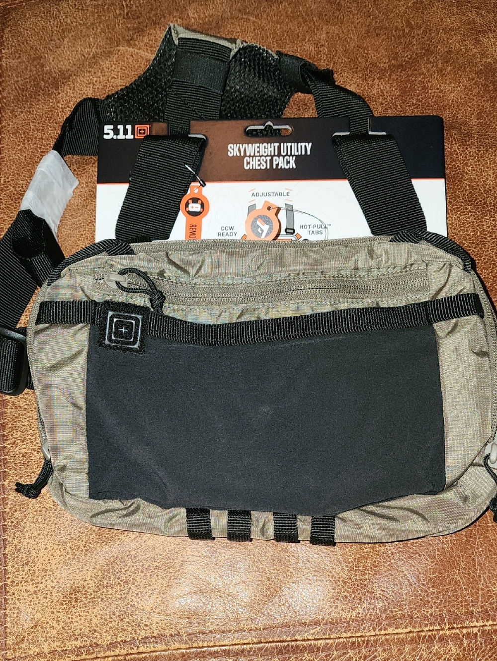 5.11 Tactical Skyweight Utility Chest Pack - Olive Drab & Black